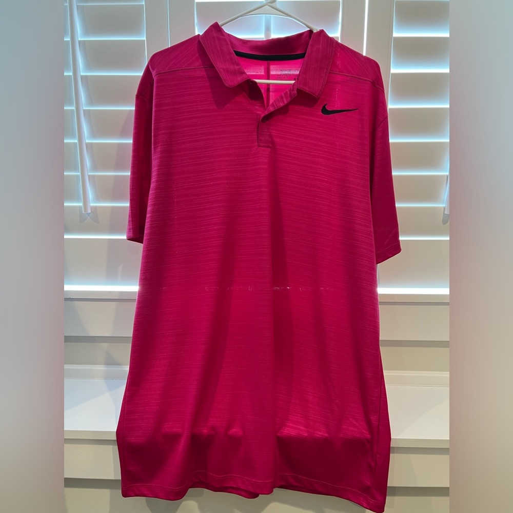 Nike Golf Polo. Dri-fit. Men’s. Magenta/Pink. Size XL.